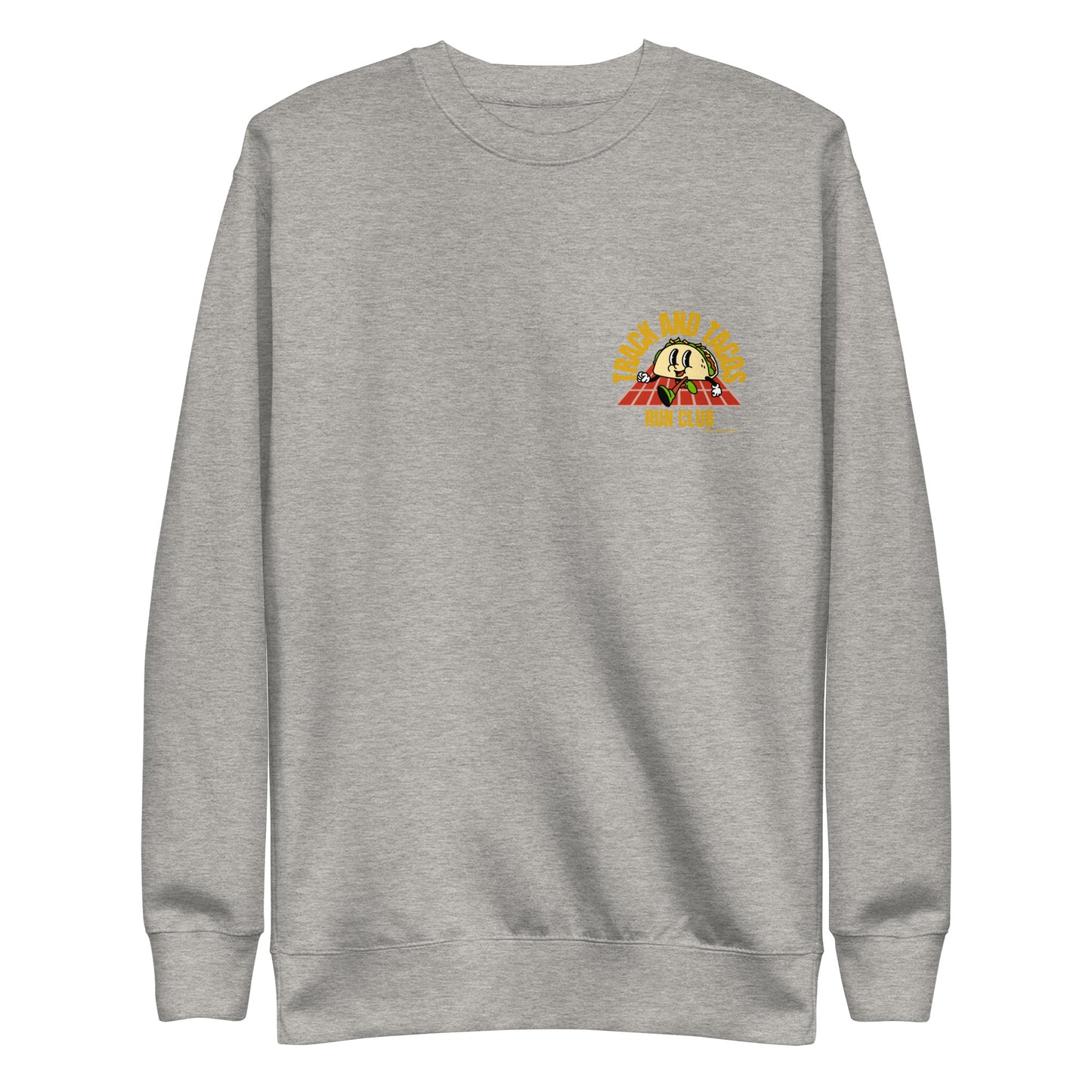 Track and Tacos Run Club Unisex Premium Sweatshirt