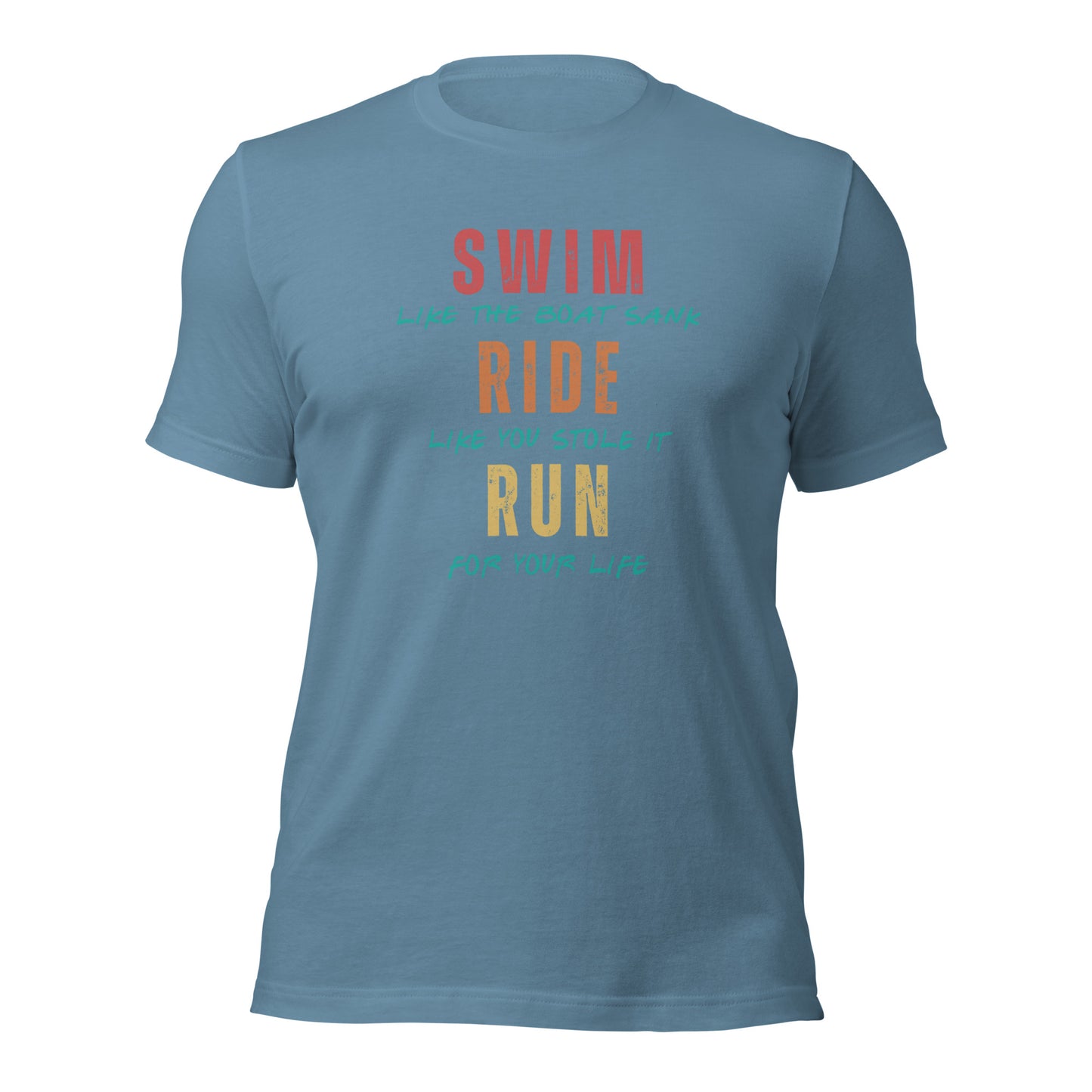 Swim, Bike, Run Unisex t-shirt