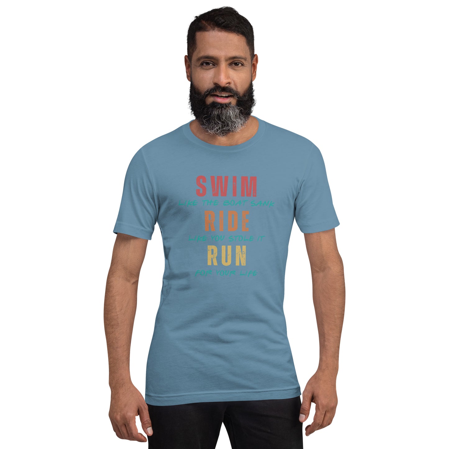 Swim, Bike, Run Unisex t-shirt